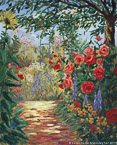 Giverny  #IMP-027,  Original Acrylic on Canvas: 48  x 60 inches,  Sold;  Stretched and Gallery Wrapped Limited Edition Archival Print on Canvas: 40  x 50 inches     $1560-.  Custom   sizes, colors, and commissions are also available.  For more information or to order, please visit our  ABOUT  page or call us at 561-691-1110.