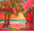 Key West  #BRL-002,  Original Acrylic on Canvas: 65  x 72 inches,  Sold;  Stretched and Gallery Wrapped Limited Edition Archival Print on Canvas: 40  x 44 inches     $1530-.  Custom   sizes, colors, and commissions are also available.  For more information or to order, please visit our  ABOUT  page or call us at 561-691-1110.
