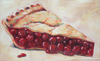 Cherry Pie  #JUN-028,  Original Acrylic on Canvas: 42  x  68 inches   $6000;  Stretched and Gallery Wrapped Limited Edition Archival Print on Canvas: 36 x 60 inches   $1590.  Custom  sizes, colors, and commissions are also available.  For more information or to order, please visit our ABOUT page or call us at   561-691-1110.