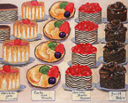 Desserts  #JUN-019,  Original Acrylic on Canvas: 48  x 60 inches,  Sold;  Stretched and Gallery Wrapped Limited Edition Archival Print on Canvas: 40  x 50 inches     $1560-.  Custom   sizes, colors, and commissions are also available.  For more information or to order, please visit our  ABOUT  page or call us at 561-691-1110.