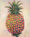 Pineapple Pink and Green #MSC-063,  Original Acrylic on Canvas: 48  x  60 inches   $4050;  Stretched and Gallery Wrapped Limited Edition Archival Print on Canvas: 40 x 50 inches   $1560.  Custom  sizes, colors, and commissions are also available.  For more information or to order, please visit our ABOUT page or call us at   561-691-1110.