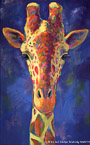 Giraffe  #ANF-070,  Original Acrylic on Canvas: 42  x  68 inches   $7200;  Stretched and Gallery Wrapped Limited Edition Archival Print on Canvas: 36 x 60 inches   $1590.  Custom  sizes, colors, and commissions are also available.  For more information or to order, please visit our ABOUT page or call us at   561-691-1110.