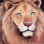 Lion  #BBB-020,  Original Acrylic on Canvas: 65  x  65 inches   $11700;  Stretched and Gallery Wrapped Limited Edition Archival Print on Canvas: 40 x 40 inches   $1500.  Custom  sizes, colors, and commissions are also available.  For more information or to order, please visit our ABOUT page or call us at   561-691-1110.