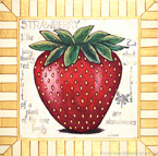 Strawberry  #FFV-062,  Original Acrylic on Canvas: 54  x  54 inches   $2100;  Stretched and Gallery Wrapped Limited Edition Archival Print on Canvas: 40 x 40 inches   $1500.  Custom  sizes, colors, and commissions are also available.  For more information or to order, please visit our ABOUT page or call us at   561-691-1110.