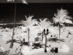Tropical Beach, Fort Lauderdale #YNS-189.  Infrared Photograph,  Stretched and Gallery Wrapped, Limited Edition Archival Print on Canvas:  56 x 40 inches, $1590.  Custom Proportions and Sizes are Available.  For more information or to order please visit our ABOUT page or call us at 561-691-1110.