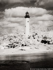 Lighthouse , Jupiter  #YNS-249.  Infrared Photograph,  Stretched and Gallery Wrapped, Limited Edition Archival Print on Canvas:  40 x 56 inches, $1590.  Custom Proportions and Sizes are Available.  For more information or to order please visit our ABOUT page or call us at 561-691-1110.