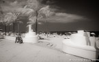 Tropical Beach, Fort Lauderdale #YNS-050.  Infrared Photograph,  Stretched and Gallery Wrapped, Limited Edition Archival Print on Canvas:  60 x 40 inches, $1590.  Custom Proportions and Sizes are Available.  For more information or to order please visit our ABOUT page or call us at 561-691-1110.