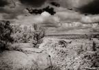 Mesa Verde, Colorado  #YNG-595.  Infrared Photograph,  Stretched and Gallery Wrapped, Limited Edition Archival Print on Canvas:  56 x 40 inches, $1590.  Custom Proportions and Sizes are Available.  For more information or to order please visit our ABOUT page or call us at 561-691-1110.