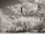 Lighthouse , Jupiter  #YNG-606.  Infrared Photograph,  Stretched and Gallery Wrapped, Limited Edition Archival Print on Canvas:  56 x 40 inches, $1590.  Custom Proportions and Sizes are Available.  For more information or to order please visit our ABOUT page or call us at 561-691-1110.