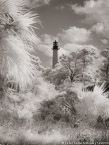 Lighthouse , Jupiter  #YNG-607.  Infrared Photograph,  Stretched and Gallery Wrapped, Limited Edition Archival Print on Canvas:  40 x 56 inches, $1590.  Custom Proportions and Sizes are Available.  For more information or to order please visit our ABOUT page or call us at 561-691-1110.