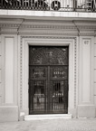 Doorway , Barcelona Spain #YNG-585.  Black-White Photograph,  Stretched and Gallery Wrapped, Limited Edition Archival Print on Canvas:  40 x 56 inches, $1590.  Custom Proportions and Sizes are Available.  For more information or to order please visit our ABOUT page or call us at 561-691-1110.