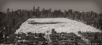 Skyline , New York #YNL-030.  Infrared Photograph,  Stretched and Gallery Wrapped, Limited Edition Archival Print on Canvas:  68 x 30 inches, $1560.  Custom Proportions and Sizes are Available.  For more information or to order please visit our ABOUT page or call us at 561-691-1110.