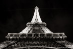 Eiffel Tower, Paris France #YNL-785.  Black-White Photograph,  Stretched and Gallery Wrapped, Limited Edition Archival Print on Canvas:  60 x 40 inches, $1590.  Custom Proportions and Sizes are Available.  For more information or to order please visit our ABOUT page or call us at 561-691-1110.