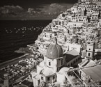 , Positano Italy #YNL-877.  Infrared Photograph,  Stretched and Gallery Wrapped, Limited Edition Archival Print on Canvas:  48 x 40 inches, $1560.  Custom Proportions and Sizes are Available.  For more information or to order please visit our ABOUT page or call us at 561-691-1110.