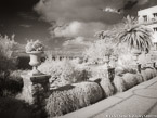 Garden , Capri Italy #YNL-932.  Infrared Photograph,  Stretched and Gallery Wrapped, Limited Edition Archival Print on Canvas:  56 x 40 inches, $1590.  Custom Proportions and Sizes are Available.  For more information or to order please visit our ABOUT page or call us at 561-691-1110.
