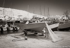 Tropical Marina, Saint Thomas #YNL-738.  Infrared Photograph,  Stretched and Gallery Wrapped, Limited Edition Archival Print on Canvas:  56 x 40 inches, $1590.  Custom Proportions and Sizes are Available.  For more information or to order please visit our ABOUT page or call us at 561-691-1110.