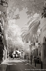 Street , Athens Greece #YNL-423.  Infrared Photograph,  Stretched and Gallery Wrapped, Limited Edition Archival Print on Canvas:  40 x 60 inches, $1590.  Custom Proportions and Sizes are Available.  For more information or to order please visit our ABOUT page or call us at 561-691-1110.