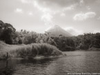 Tropical Lake, Costa Rica #YNS-919.  Infrared Photograph,  Stretched and Gallery Wrapped, Limited Edition Archival Print on Canvas:  56 x 40 inches, $1590.  Custom Proportions and Sizes are Available.  For more information or to order please visit our ABOUT page or call us at 561-691-1110.